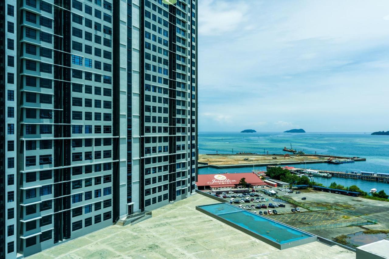 Full Seaview 2R1B Condo For 6Pax In Κότα Κιναμπαλού Εξωτερικό φωτογραφία